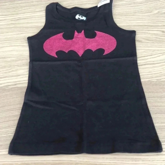🆕Black Pink Batman Girl Tank S🆕 - Picture 1 of 1